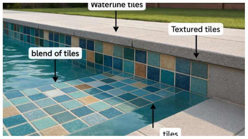 Modern Waterline Tile Trends for Stylish Pools